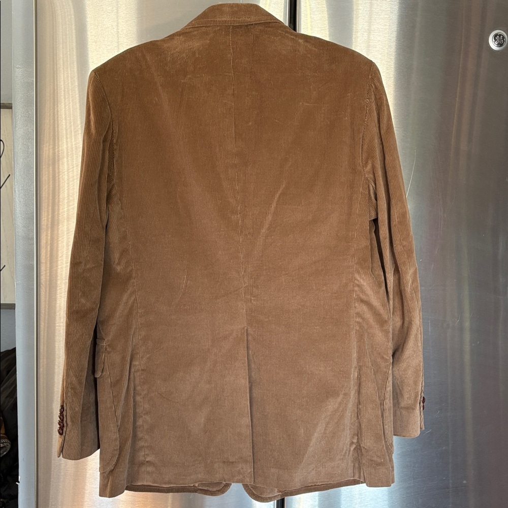 The Corduroy Collection Men’s Tan Corduroy Suit Jacket - Picture 5 of 11